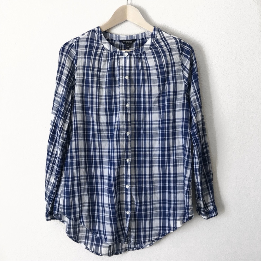 Lucky Brand Plaid Button Down